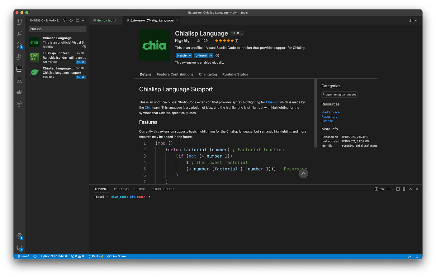 Writing My First Chia Blockchain Program — Part 2 — Setup | by Paulo  Carvalho | Medium