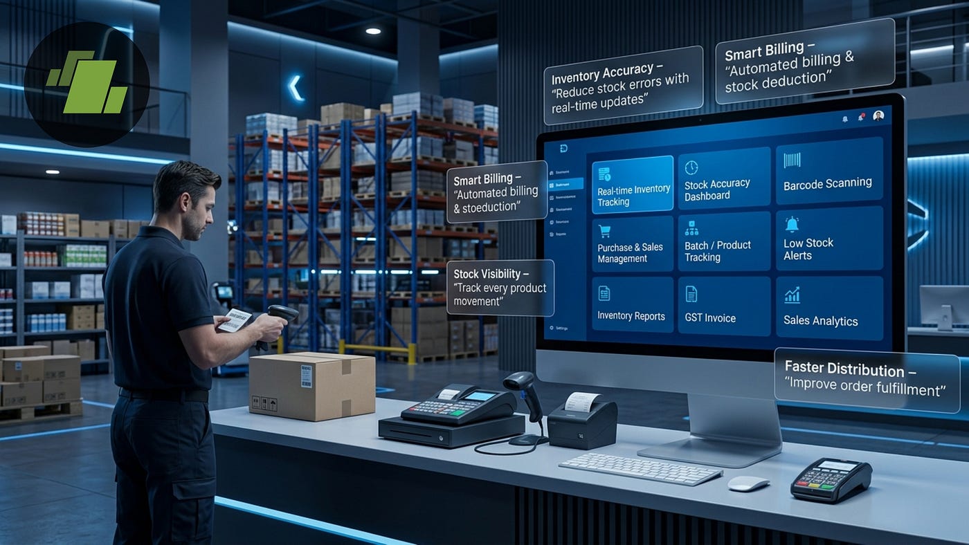 How Billing Software Improves Inventory Accuracy for Distributors