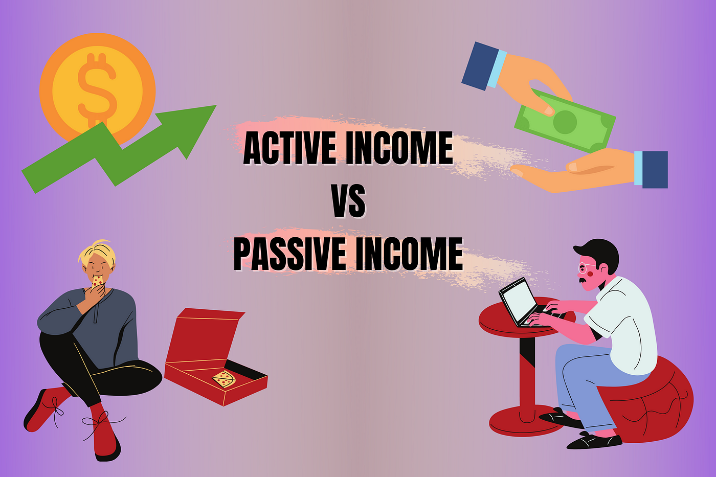 DIFFERENCE BETWEEN PASSIVE INCOME VS ACTIVE INCOME | by Ruchitakumari |  Medium