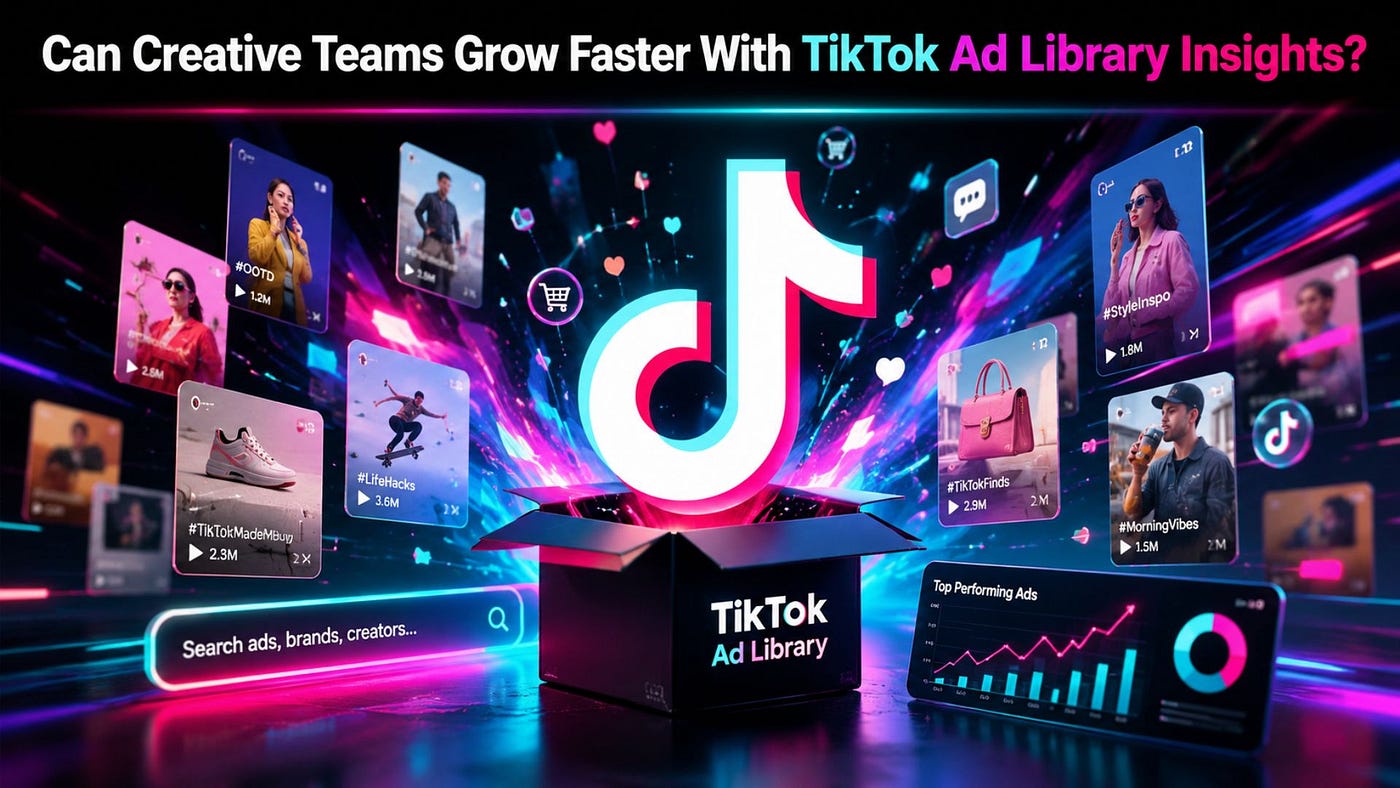 Can Creative Teams Grow Faster With TikTok Ad Library Insights?