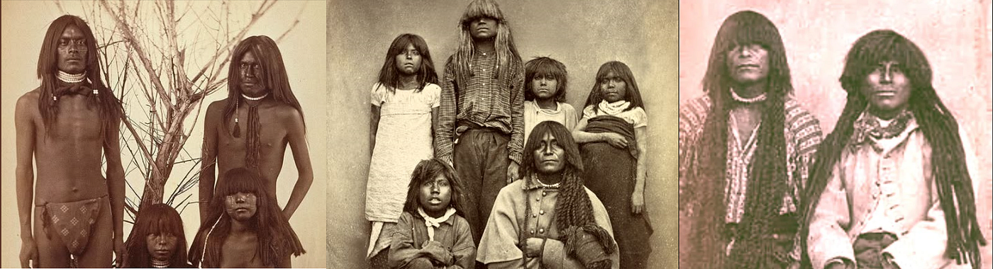 Pima Indians of Arizona, mid-to-late 1800s. Public domain.