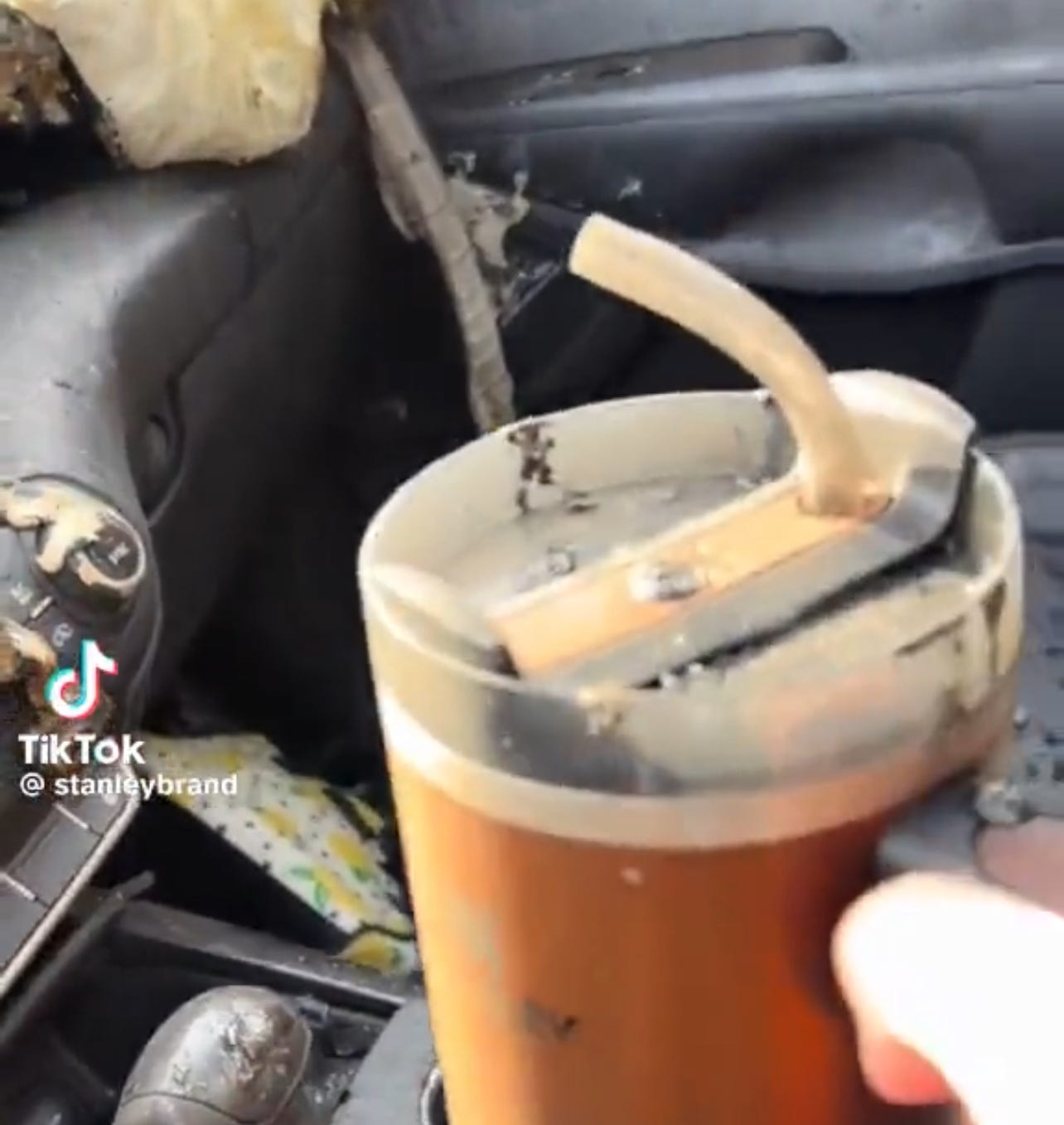 A Stanley cup survived a car fire and went viral. Then the brand