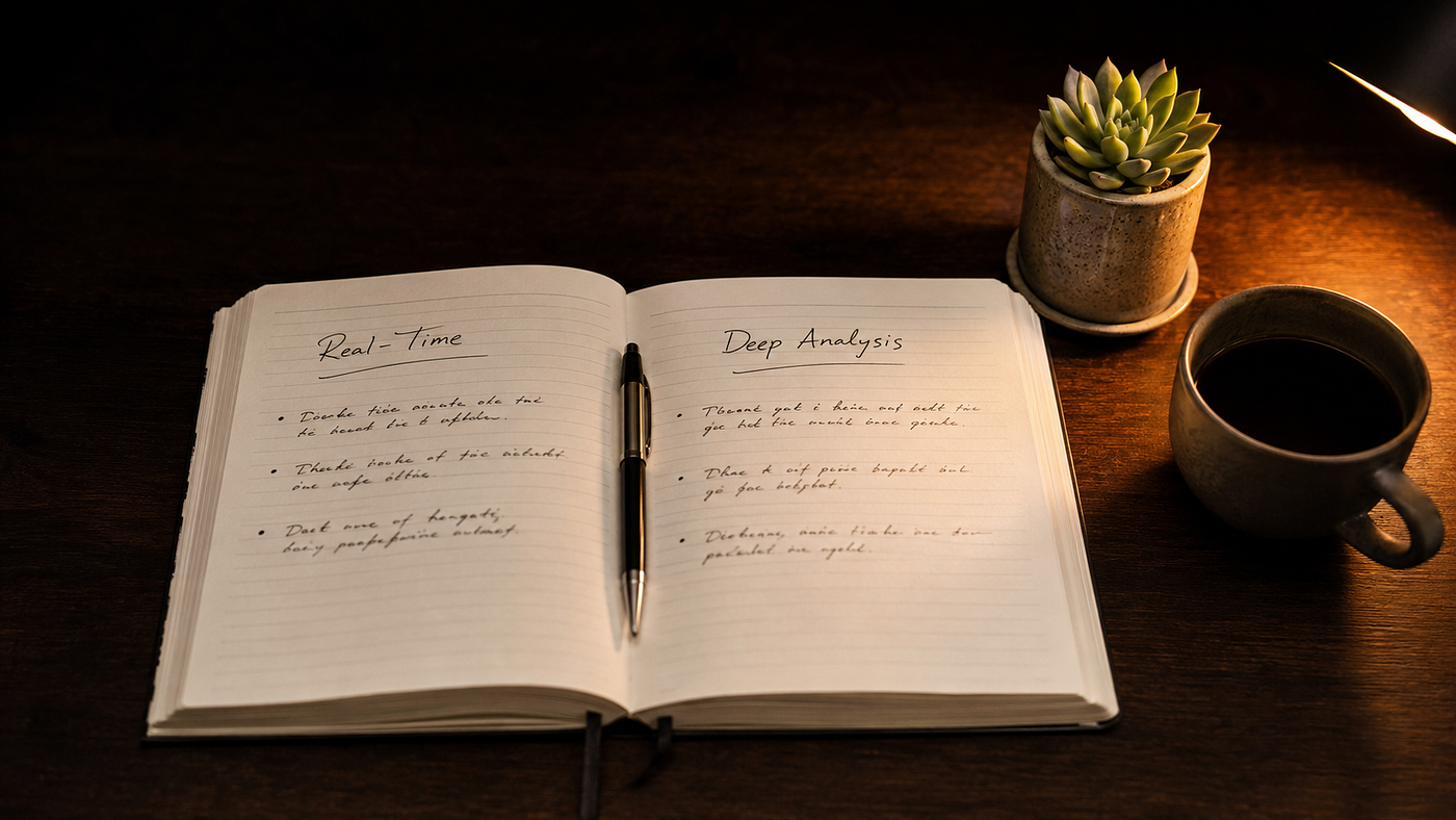 The decision comes down to writing context — ambient coverage for daily multi-environment writing, or deep analysis for long-form serious work