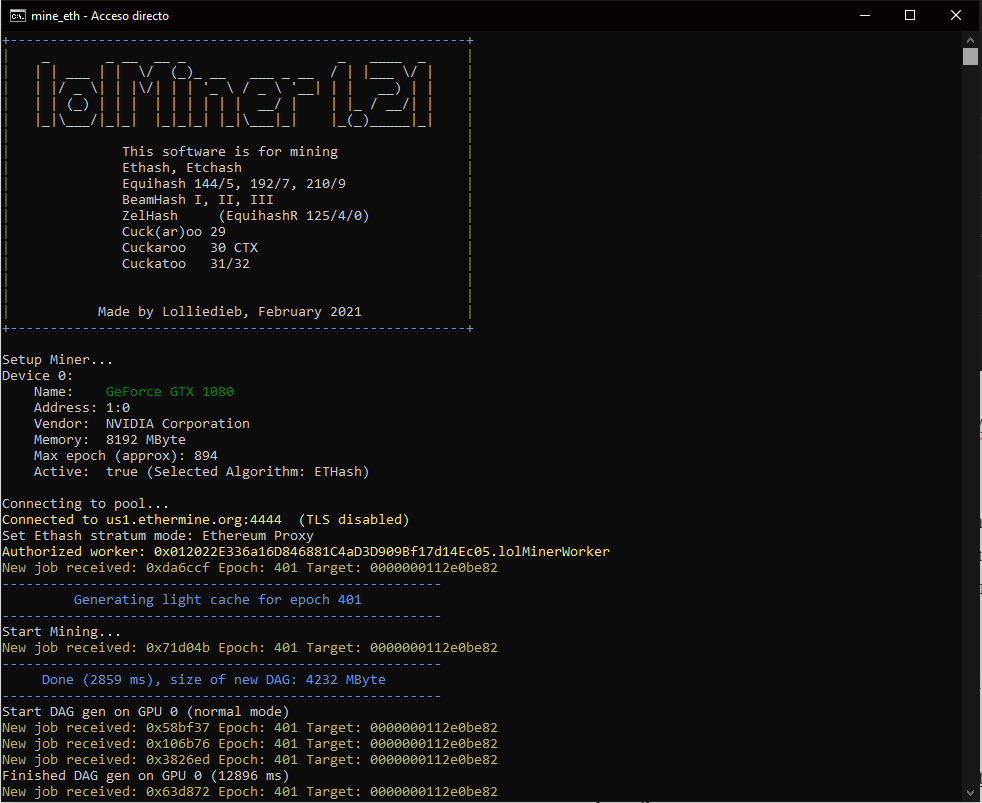 Mining Ethereum on Windows. if you are looking to how to mine… | by  Francisco Daniel Salazar Aguirre | Medium