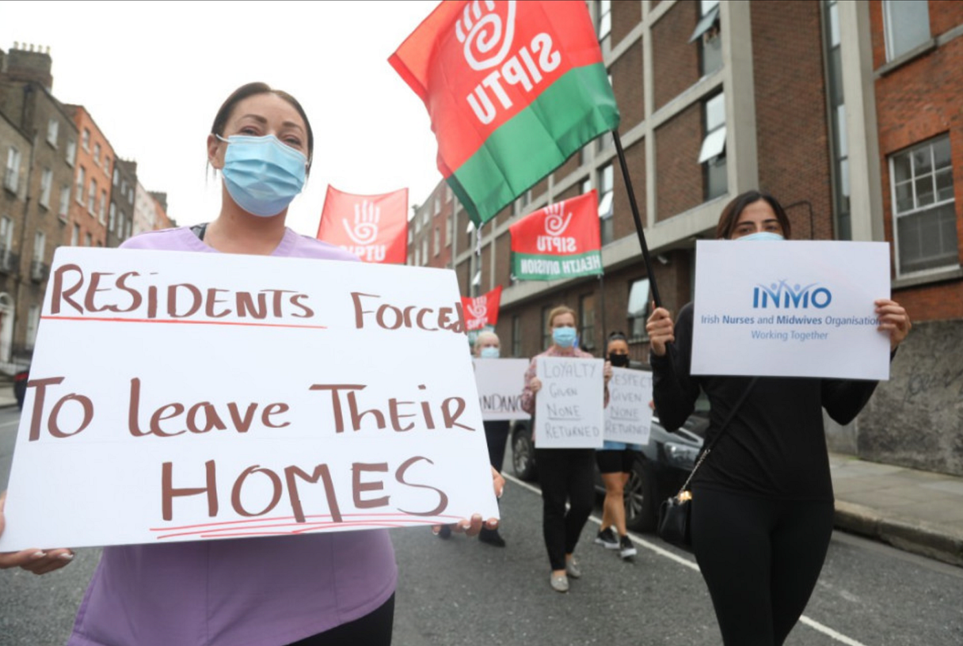 Sisters of Charity workers to hold socially distanced public protest tomorrow