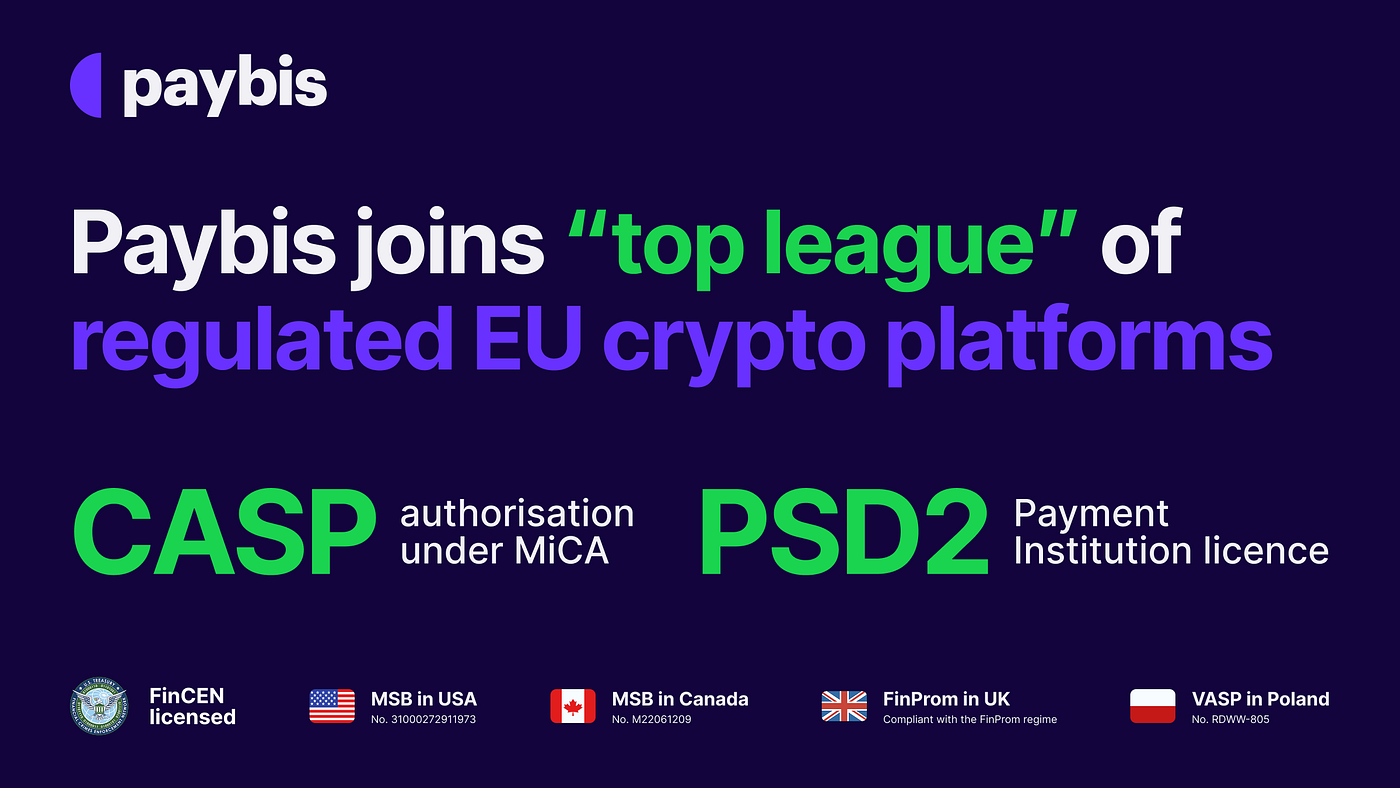 Paybis Receives New European Licenses as Regulation Reshapes the Crypto Industry