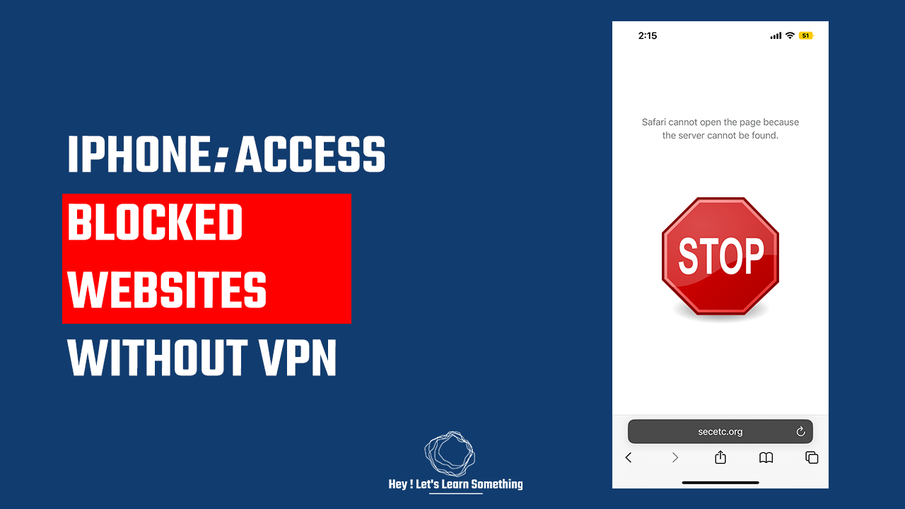 iPhone: How to open blocked websites without VPN? | by Hey, Let's Learn  Something | Geek Culture | Medium