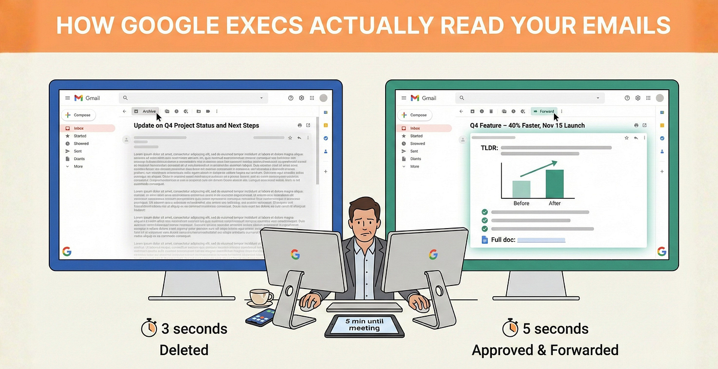 The 5-Layer TLDR Framework: How L7 Google PMs Get Exec Visibility