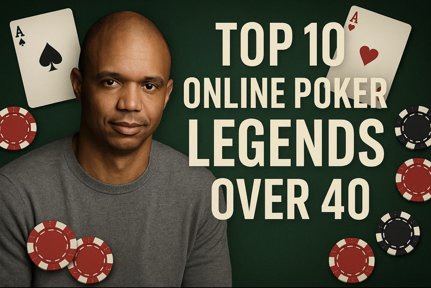 Top 10 Online Poker Legends Over 40