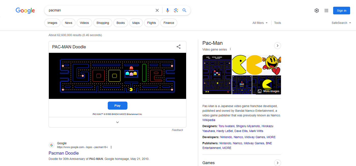 Confira a lista com os 'easter eggs' de games no Google e  - Correio  do Estado