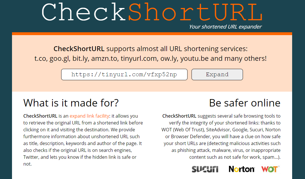 How To Know The Destination URL Behind A Shortened Link | by Cyber Hub  Intelligence | Medium