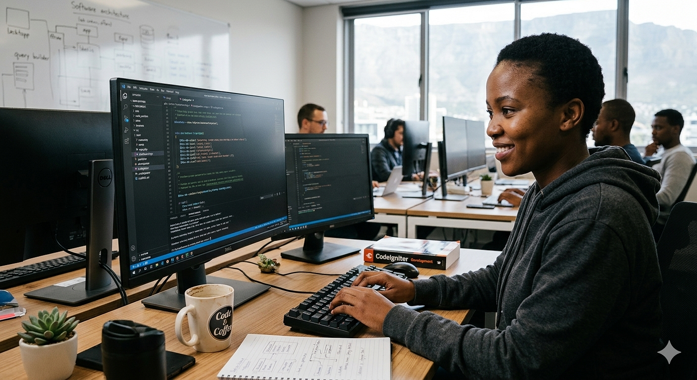 How can CodeIgniter development improve database performance and query handling?