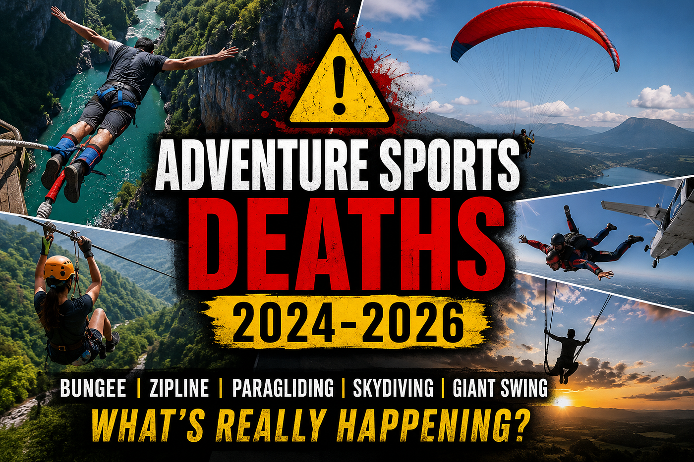 Adventure Sports Under Scrutiny: Are Deaths Increasing from 2024 to 2026?