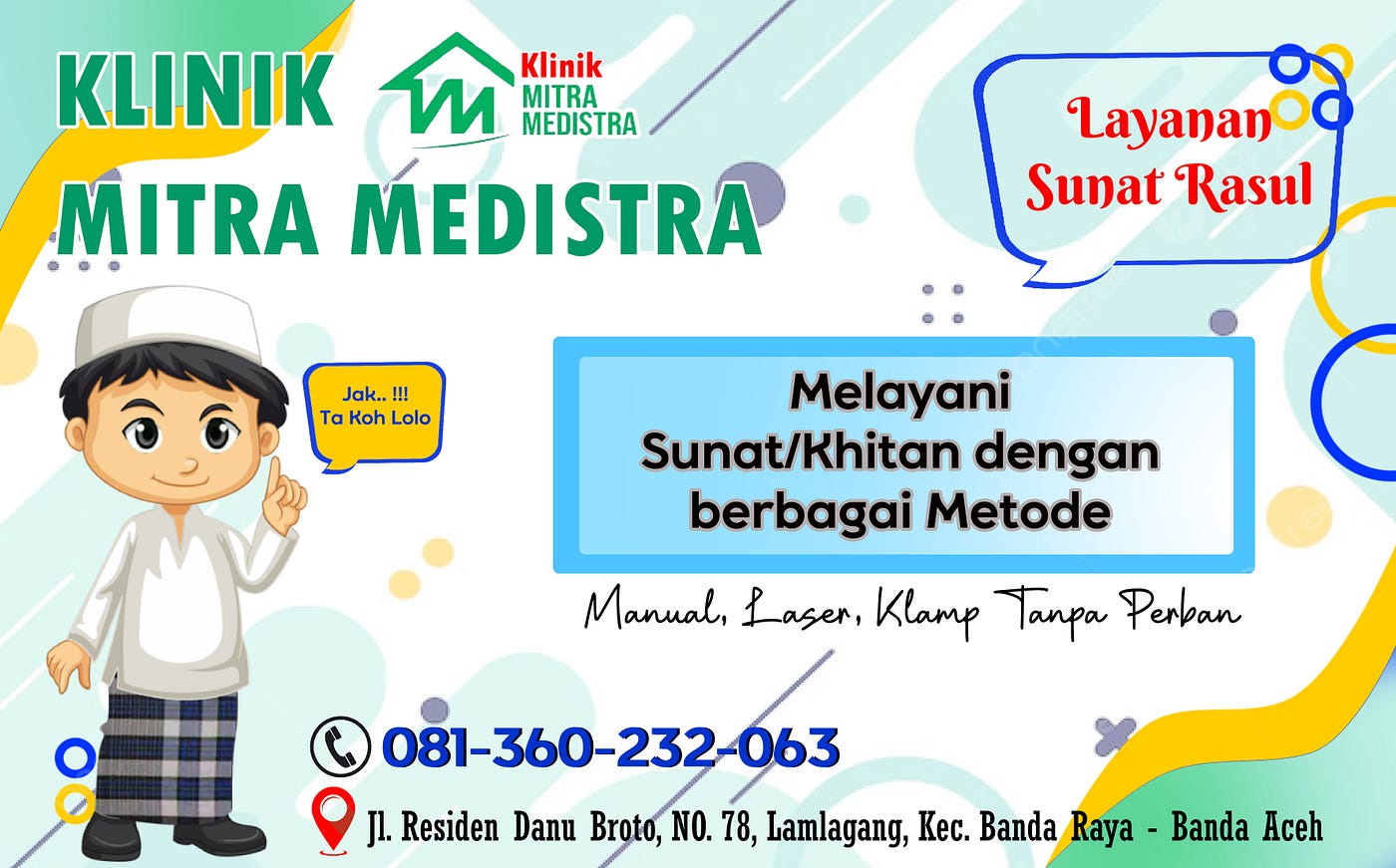 Layanan Sunat Laser Banda Acaeh Klinik Medistra