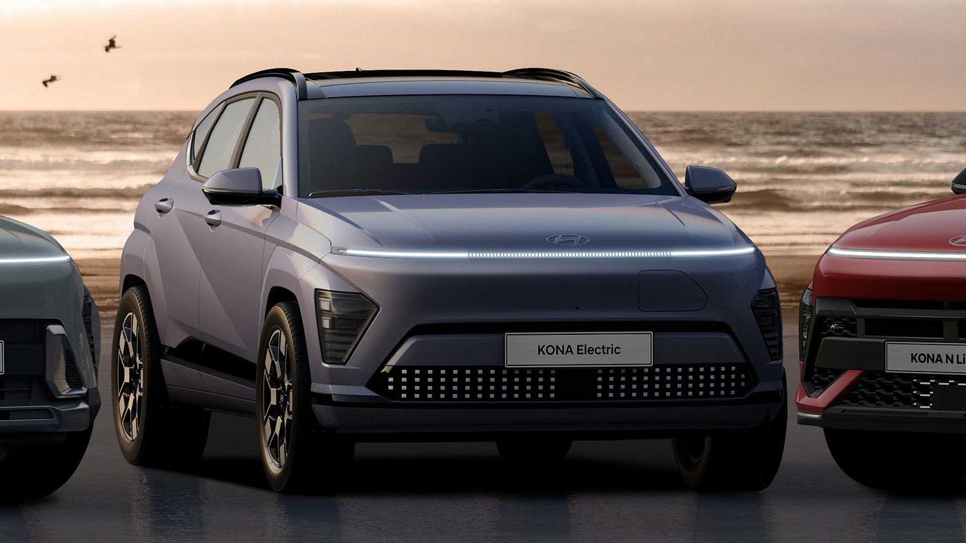 2022 Hyundai Kona Electric Gets a Handsome New Look