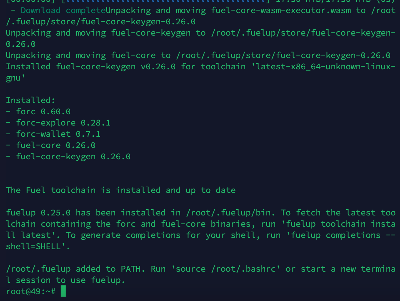 FUEL Setup Guide Node English (Mainnet) | by Fmusicmc | Medium