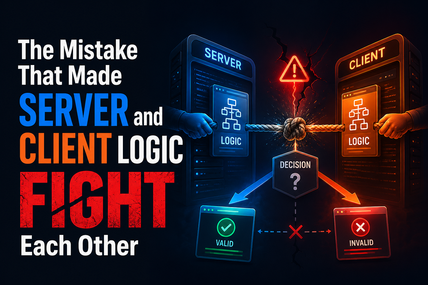 The Mistake That Made Server and Client Logic Fight Each Other