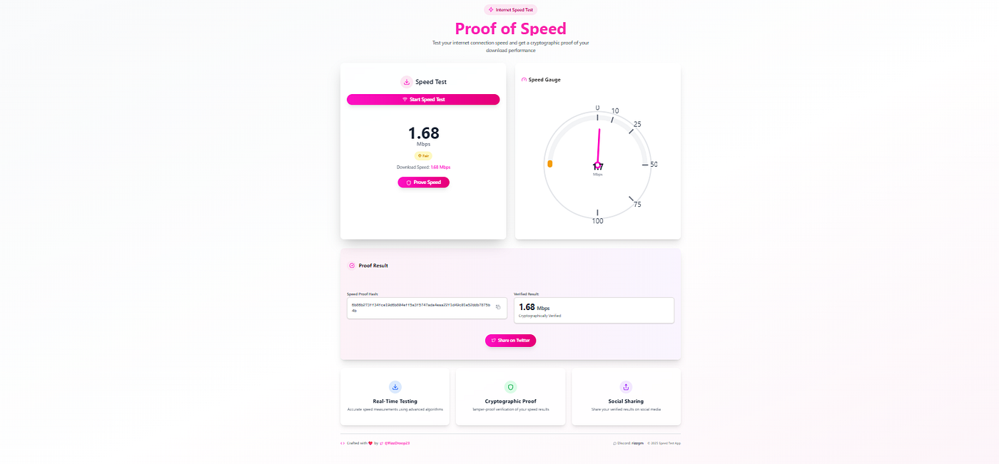 Building a Zero-Knowledge Verified Speed Test App with SP1