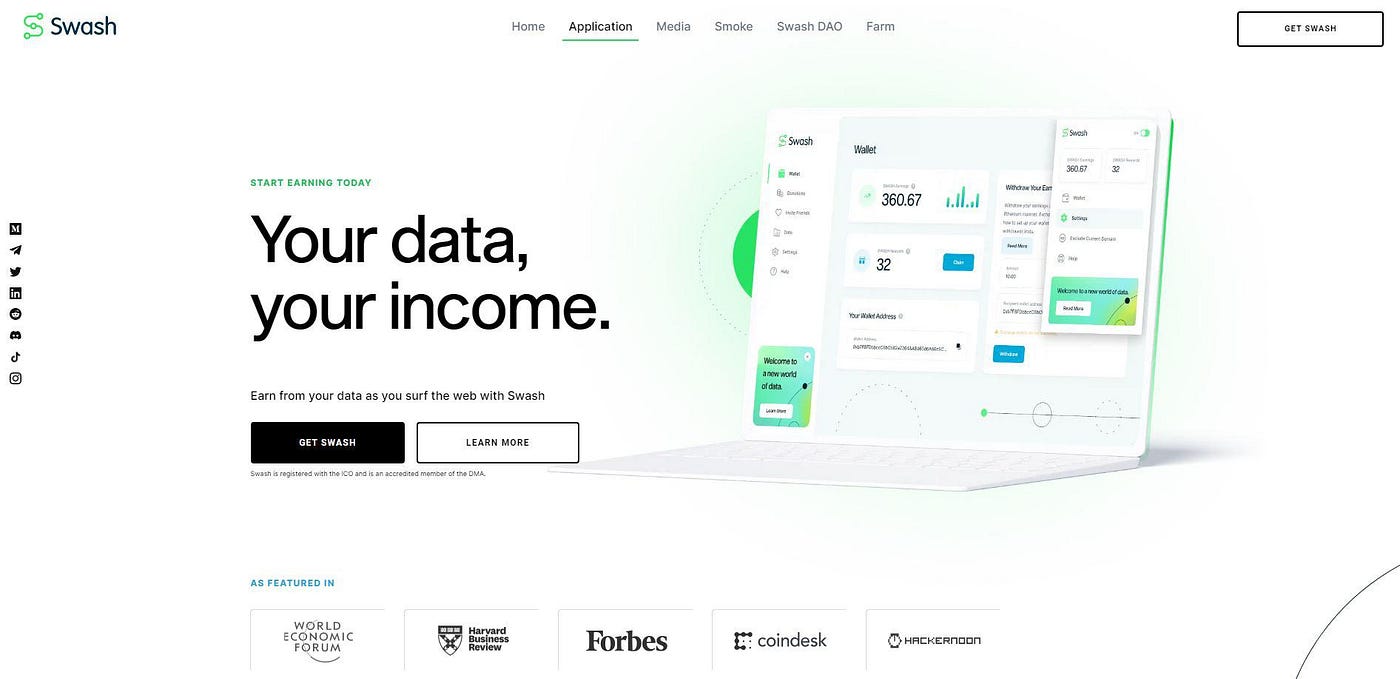 Swash | Monetize Your Data While Surfing the Web!