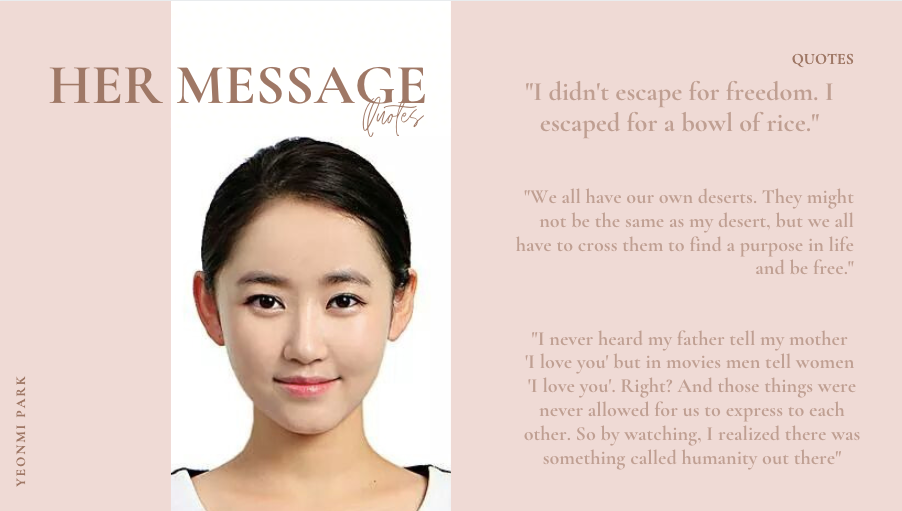 Yeonmi Park Quotes The Struggle For Rights A Journey By Sri 