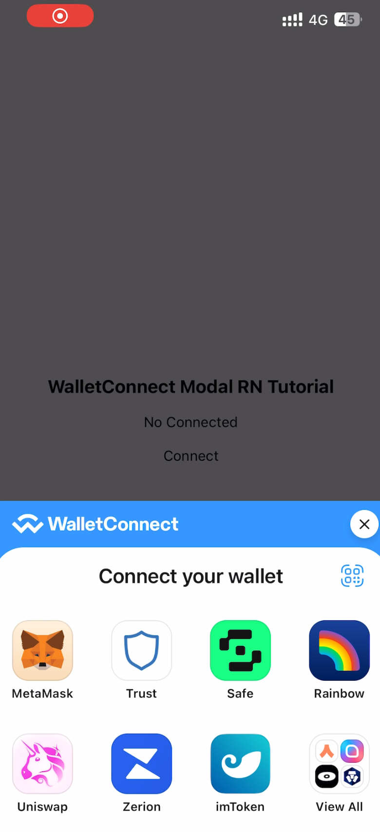 How to Build a React Native Dapp with WalletConnect | by Tom Terado |  WalletConnect | Medium