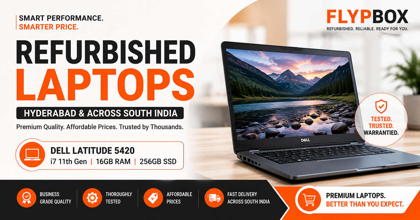 Refurbished Laptops Hyderabad: Why Dell Latitude Laptops Are Worth Buying
