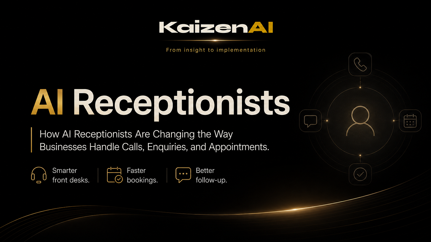 How AI Receptionists Are Changing the Way Businesses Handle Calls, Enquiries, and Appointments