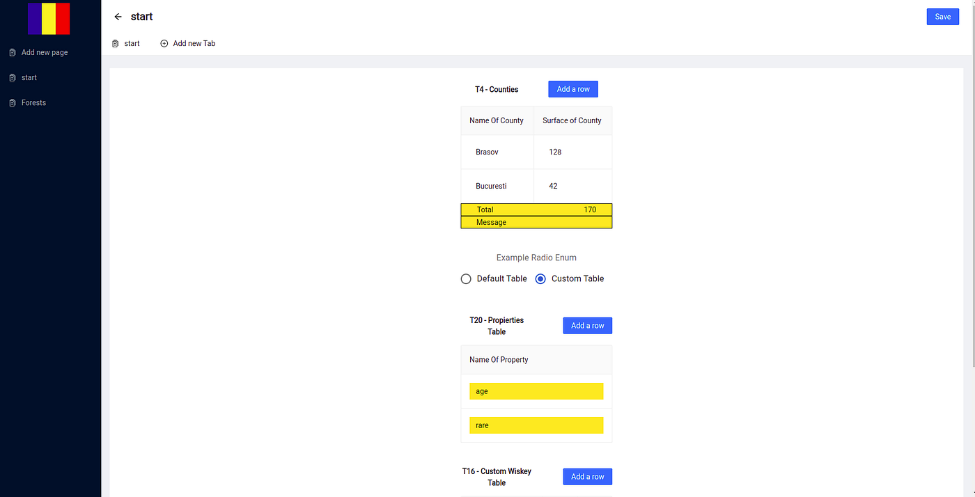 Formularies and Tables Generator from JSON/Array of Objects with REACT | by  Dobricean Ionut | Dev Genius