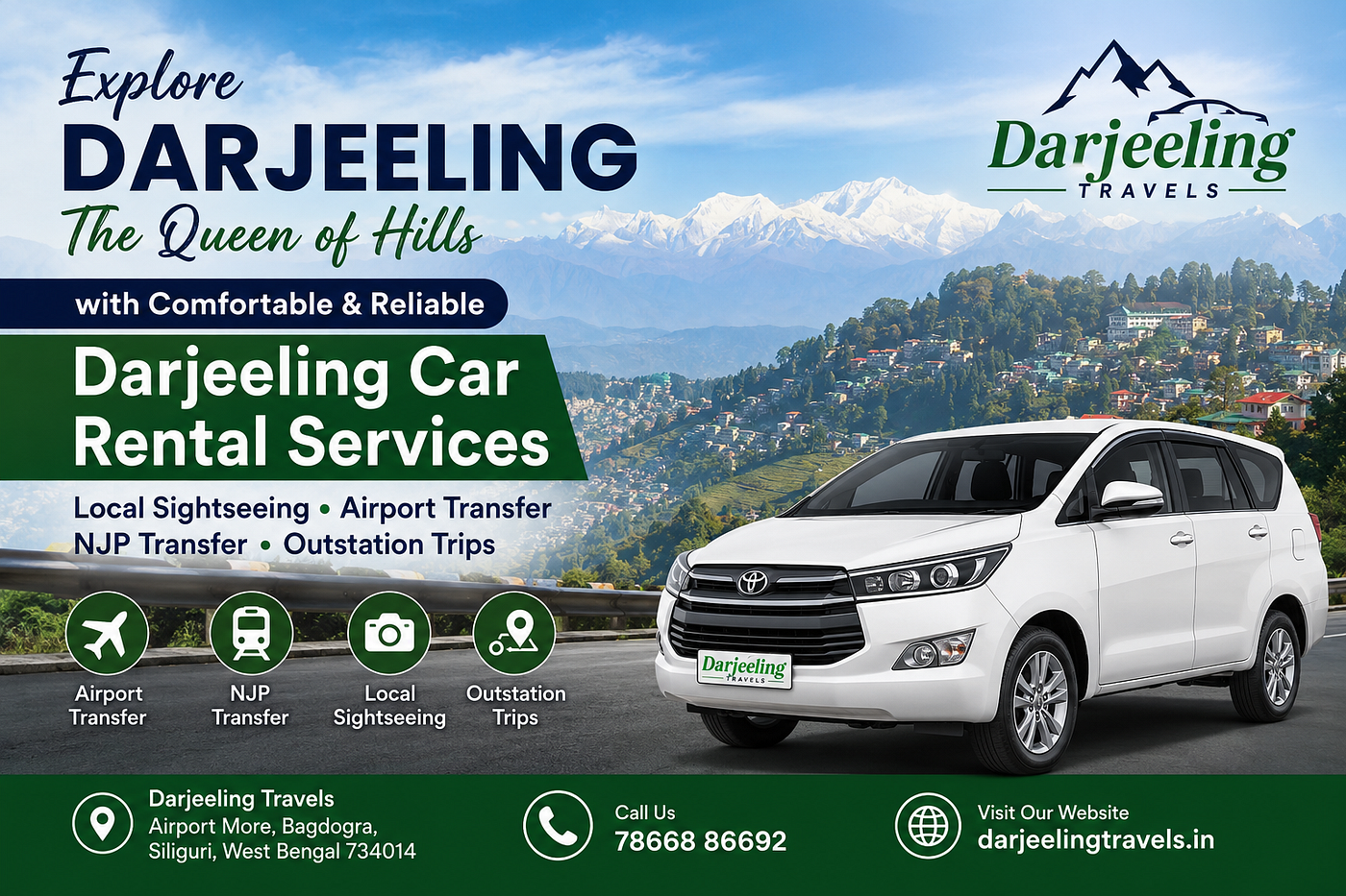 Darjeeling Car Rental Services: A Convenient Way to Explore the Queen of Hills