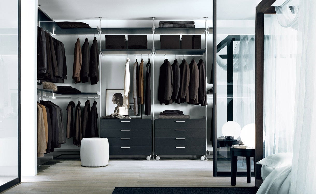 Dressing Room: 15 Basic Rules. Storage systems, shelves, and sections | by  Betty Moore | Medium