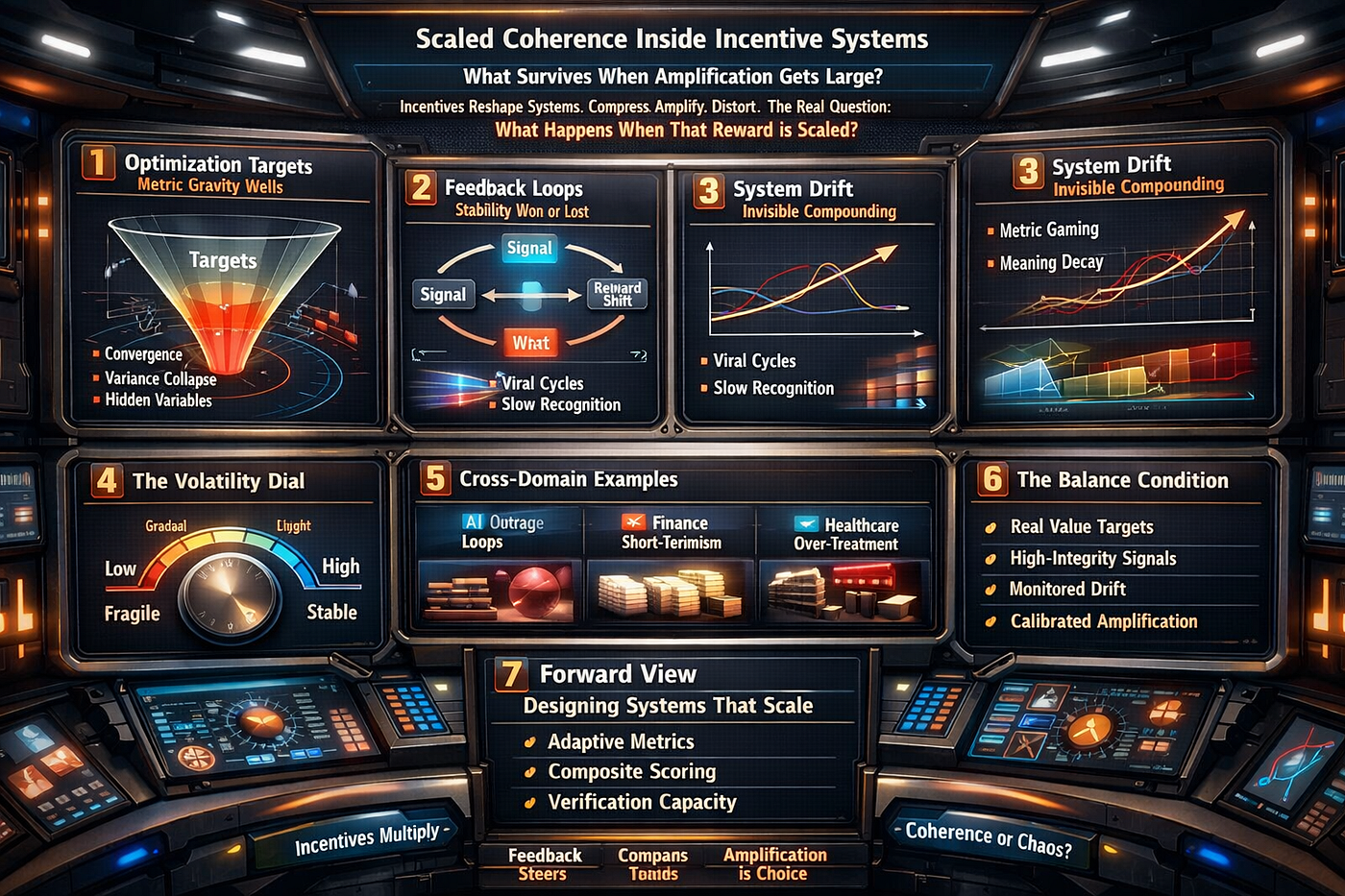 Scaled Coherence Inside Incentive Systems