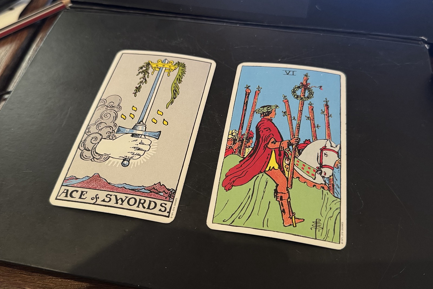 Cards for the week — Photo by author