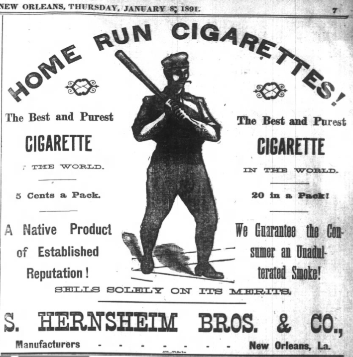 tobacco protest of 1891 The Long Lost Home Run Trophy. Have you heard of the Hernsheim Cup? | by  John Thorn