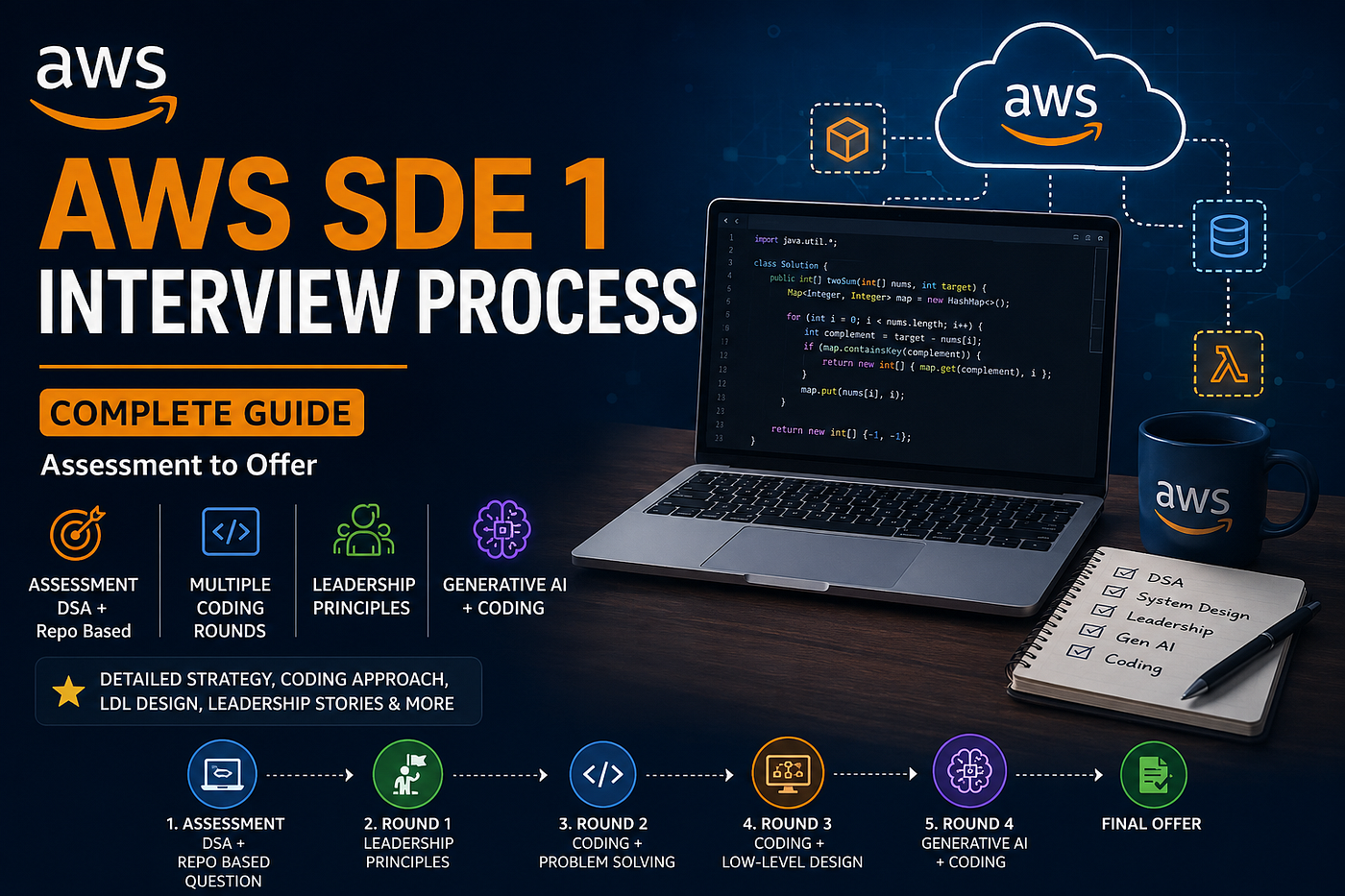 AWS SDE 1 Interview Process: Complete Preparation Guide