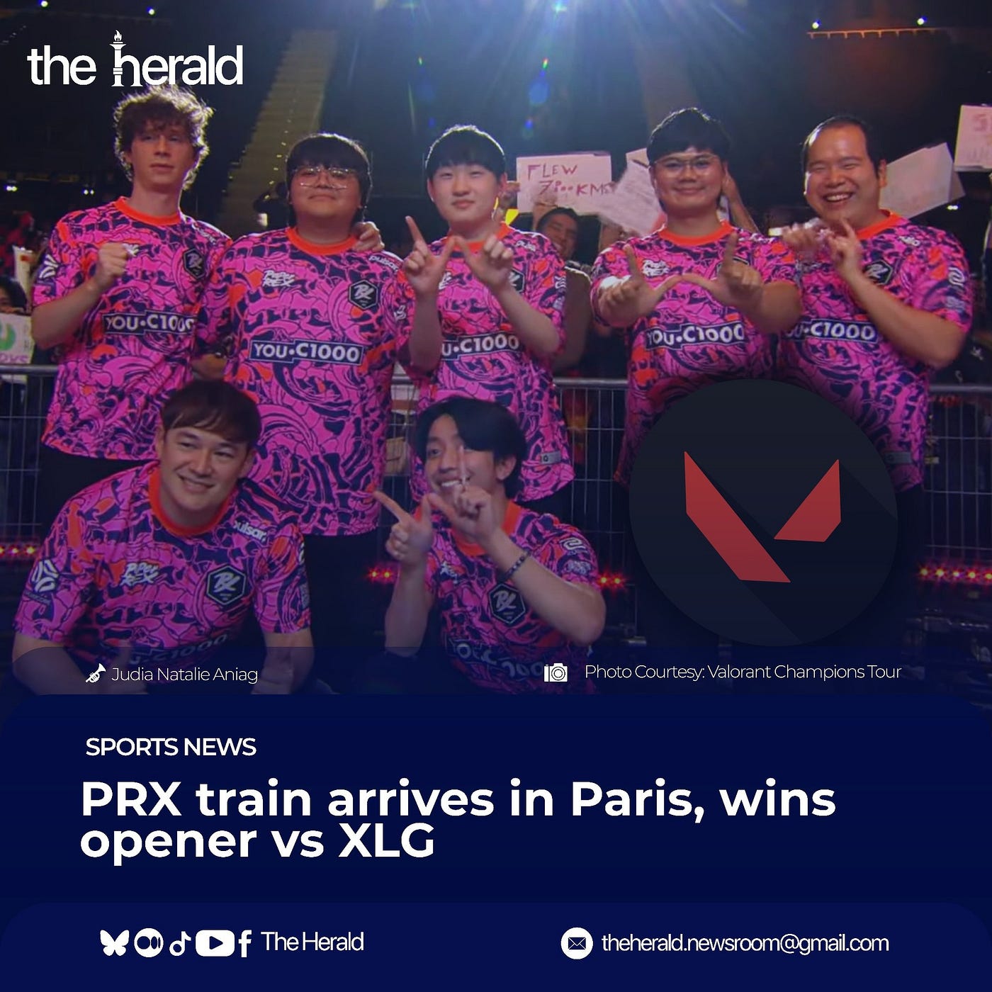 PRX train arrives in Paris, wins opener vs XLG
