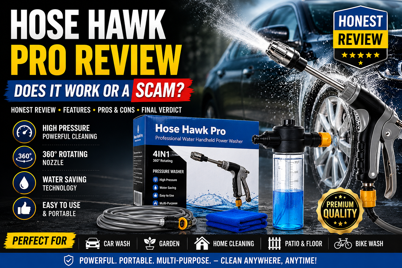 Hose Hawk Pro Reviews 2026 — Is This Portable Cleaning Tool Worth Buying?