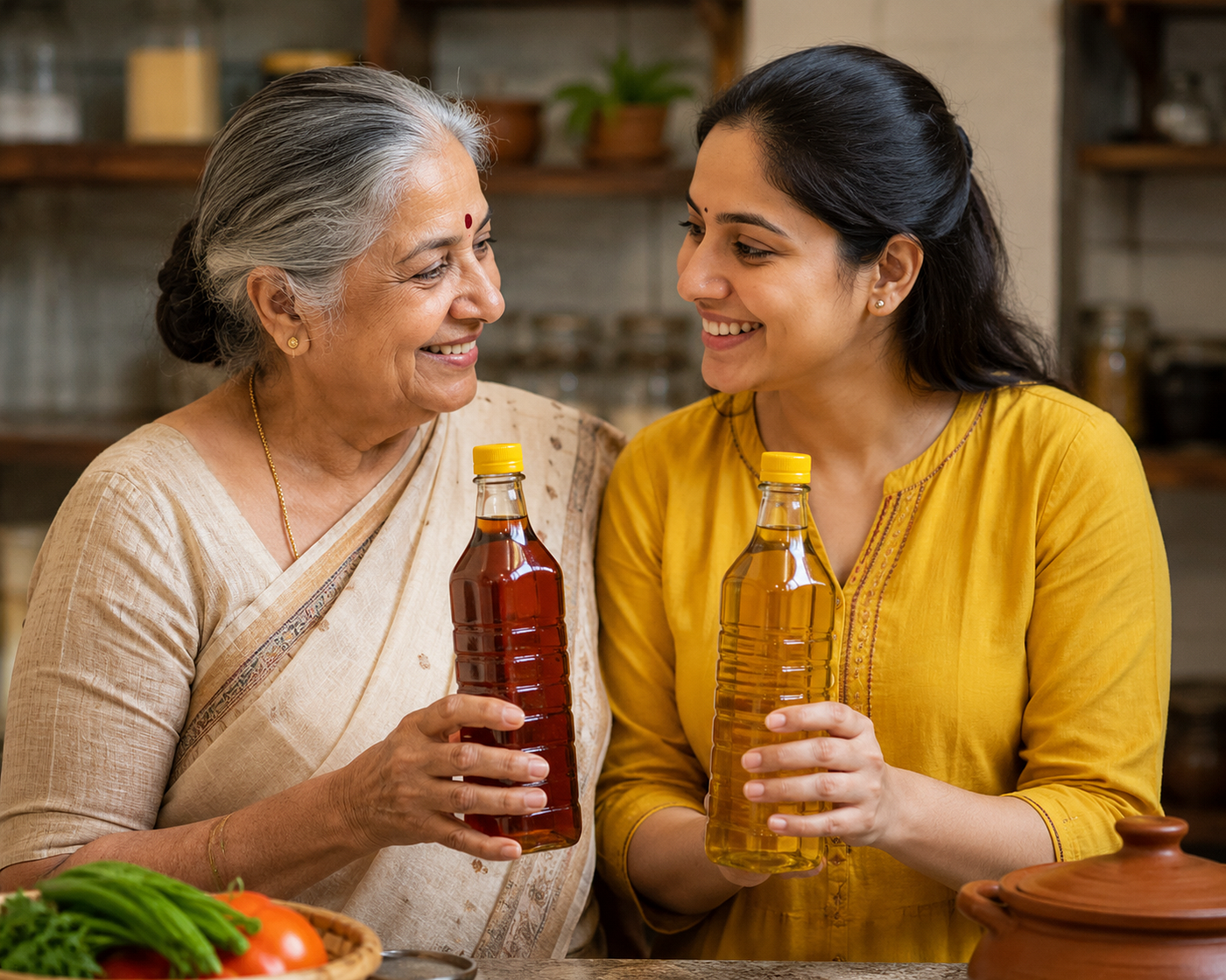 Dadi’s Two Bottles of Mustard Oil