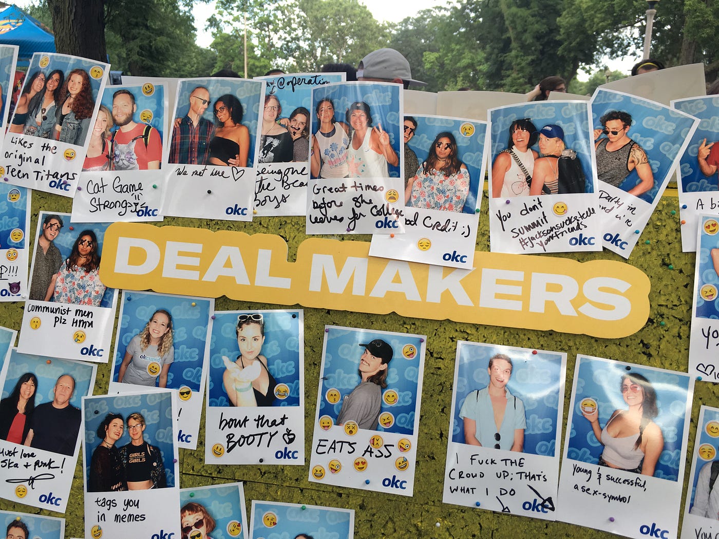 Music Fans Connected Over Dating Deal Breakers, Candid Polaroids and Indie  Bands at Pitchfork Music Festival | by OkCupid | OkCupid Dating Blog