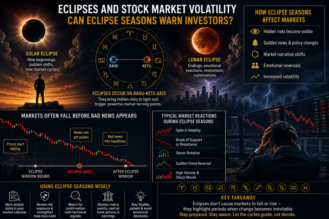 Eclipses and Stock Market Volatility: Can Eclipse Seasons Warn Investors?