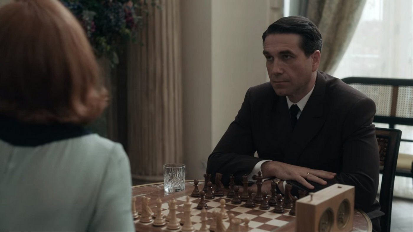 Why the second-to-last chess match in 'The Queen's Gambit' is the