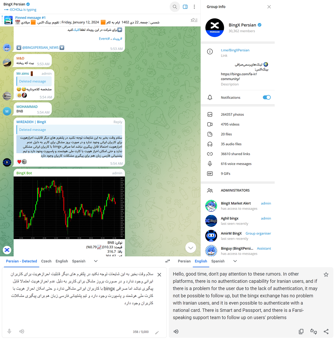 Despite sanctions: TOP 20 exchange openly supports Iranian users | by AML  Crypto | Medium