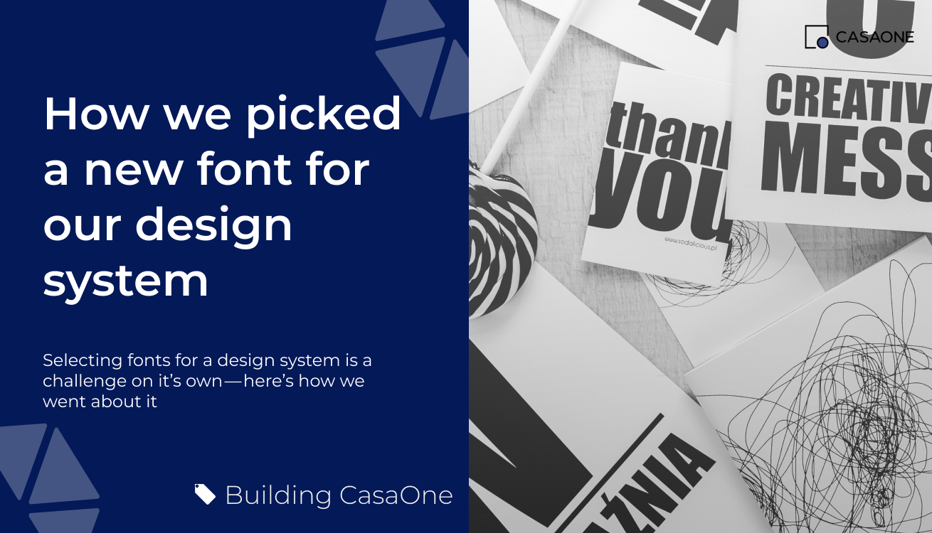 How we picked a new font for our design system | by Ved | CasaOne Design |  Medium