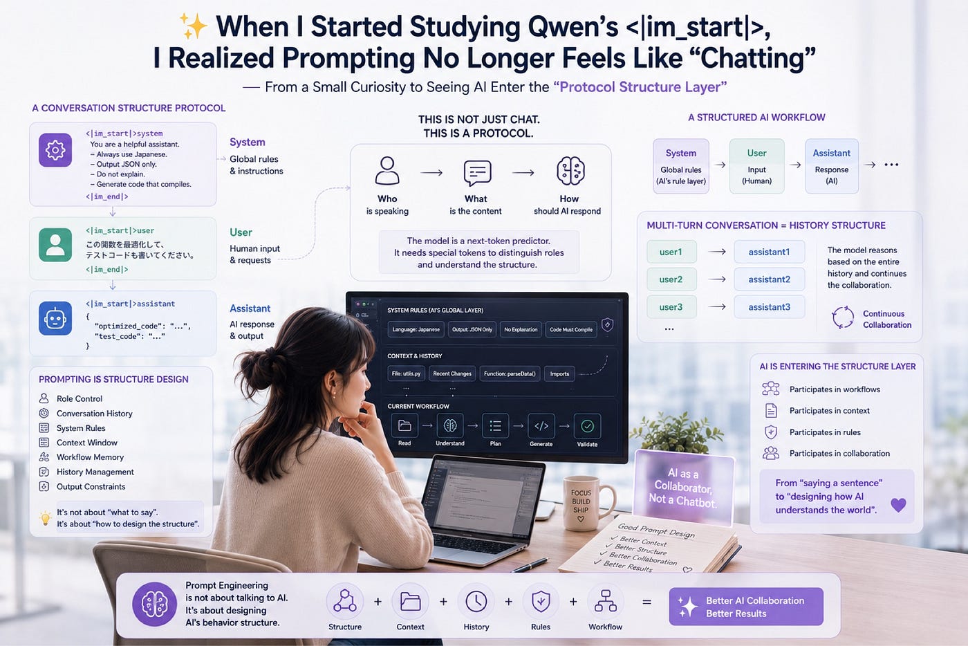 ✨ When I Started Studying Qwen’s “im_start”, I Realized Prompting No Longer Feels Like Chatting