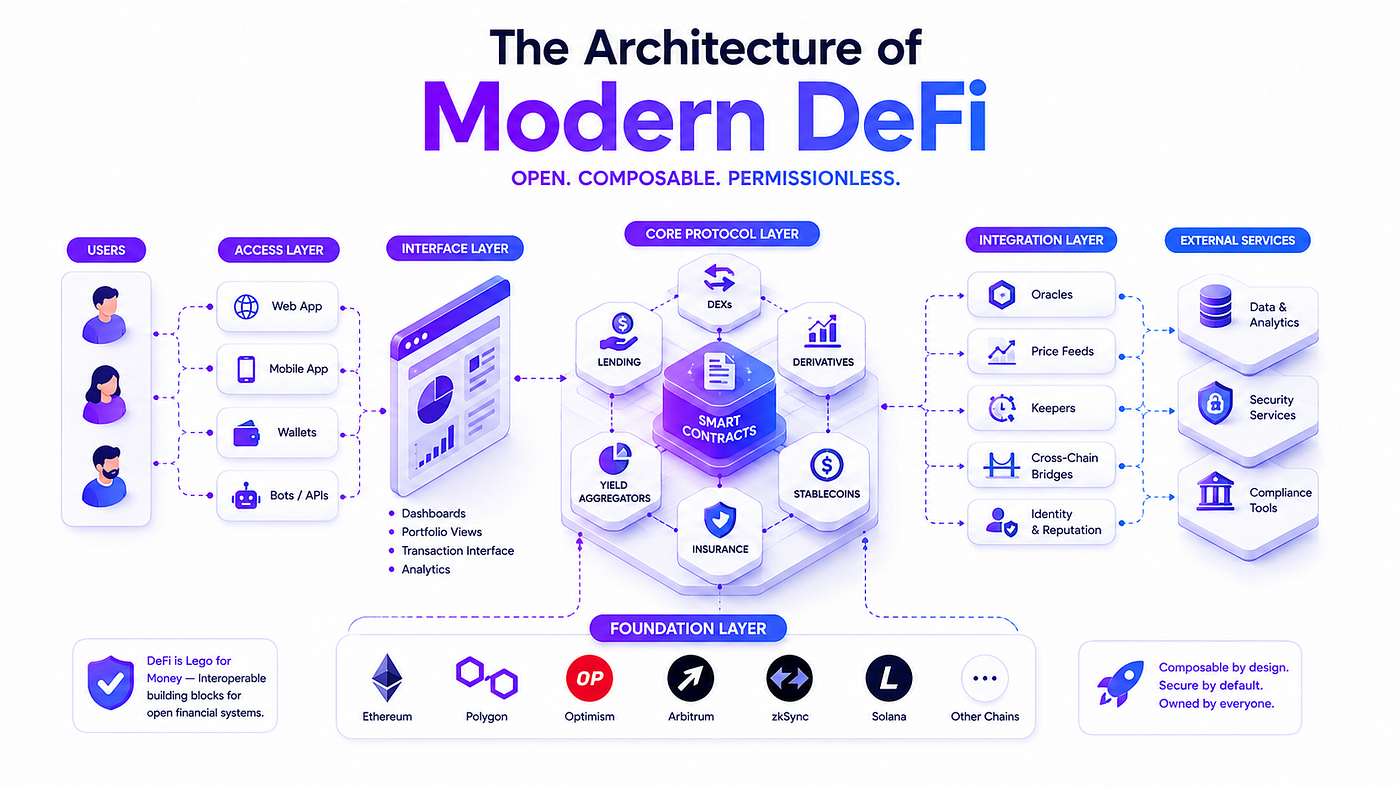 The Architecture of Modern DeFi