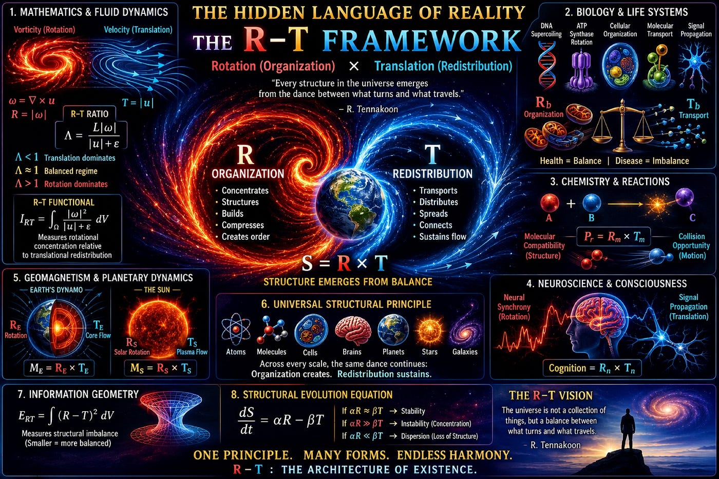 The Hidden Language of Reality : The R–T Framework