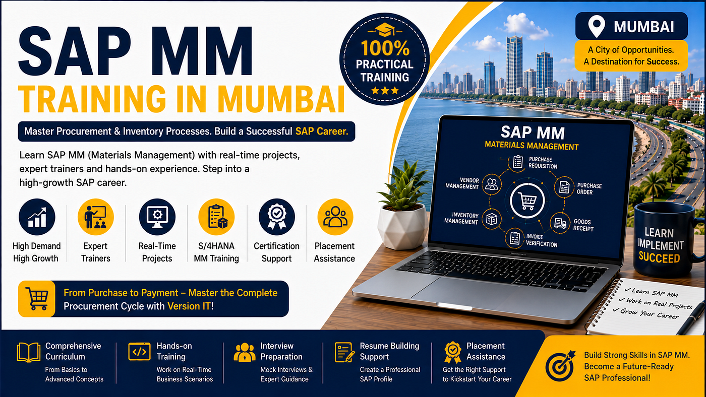 Why SAP MM Training in Mumbai Can Transform Your Career in 2026
