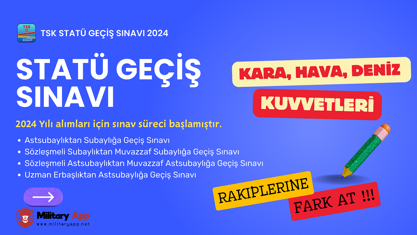 Astsubaylıktan Subaylığa Geçiş Sınavı