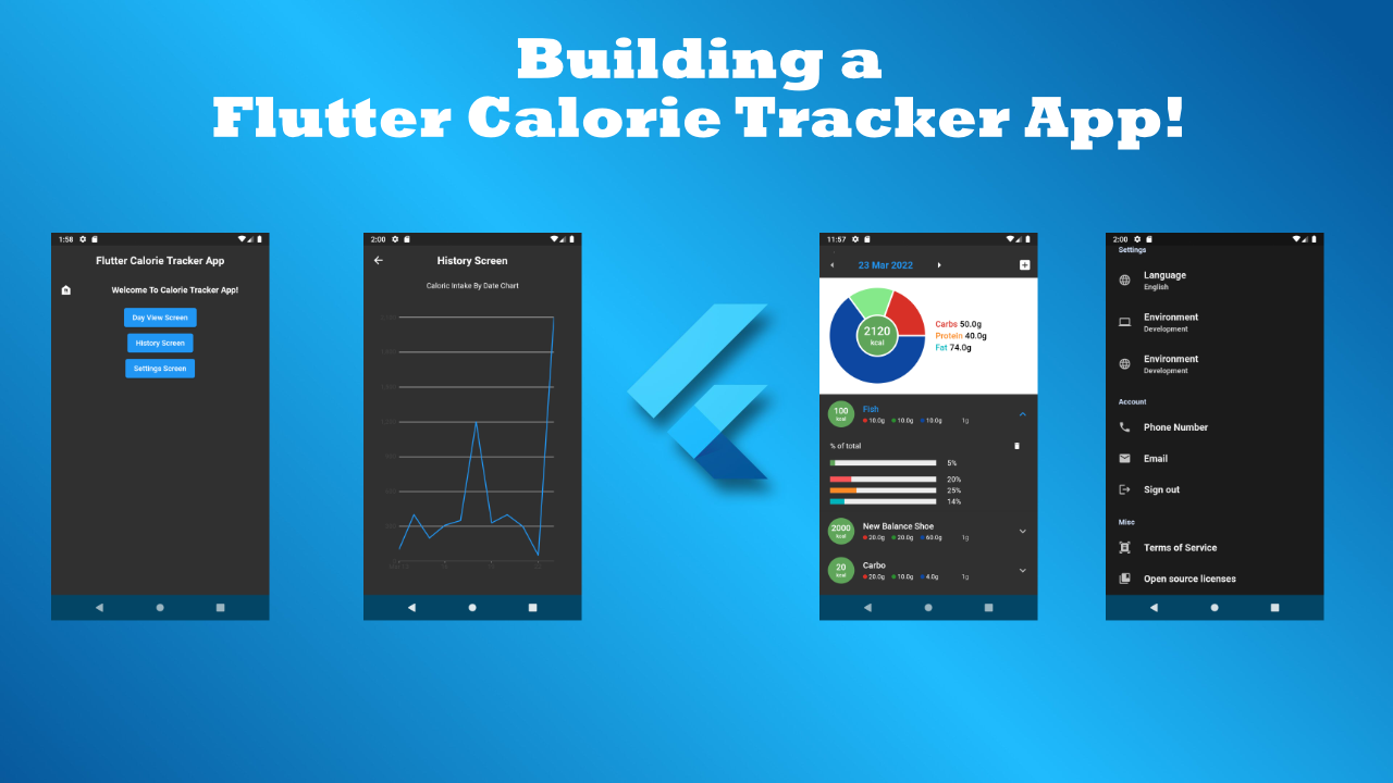 Building a Calorie Tracker App in Flutter! | by Sean Atukorala | Medium