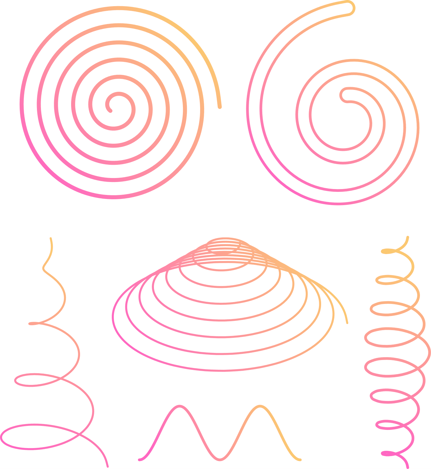 This Is A Rough Sketch Of A Spiral Pattern Royalty Free SVG Cliparts  Vectors And Stock Illustration Image 118209689