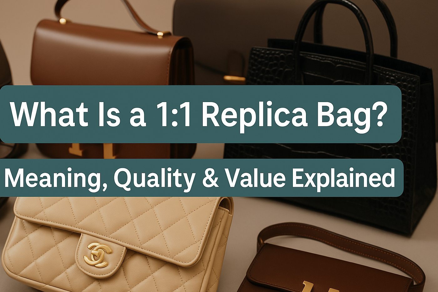 What Is a 1:1 Replica Bag? Meaning, Quality & Value Explained